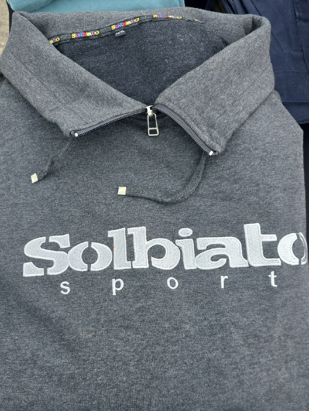 Sport Men's Charcoal Gray Quarter-Zip Pullover
